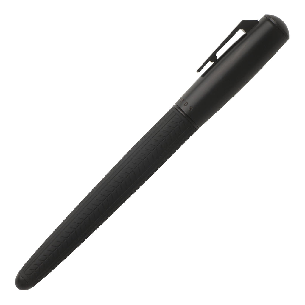  HUGO BOSS Black Fountain pen Pure Tire engraved with a graphical print