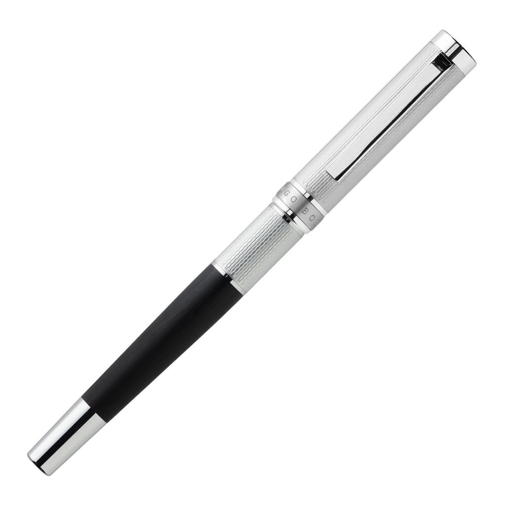  Buy HUGO BOSS Fountain pen DUAL in chrome/ black color from HK & China