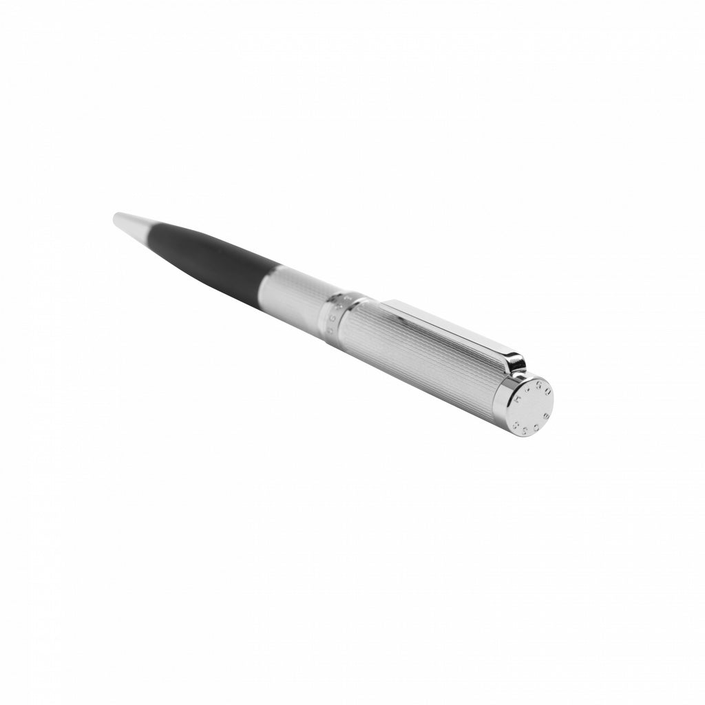 HUGO BOSS business gifts Ballpoint pen Dual in Chrome/ Black color 
