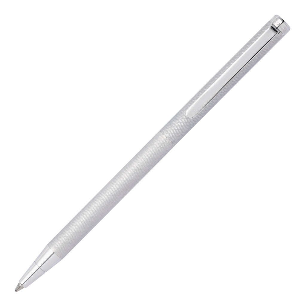  Slim pens & writing instruments HUGO BOSS chrome Ballpoint pen CLOUD 