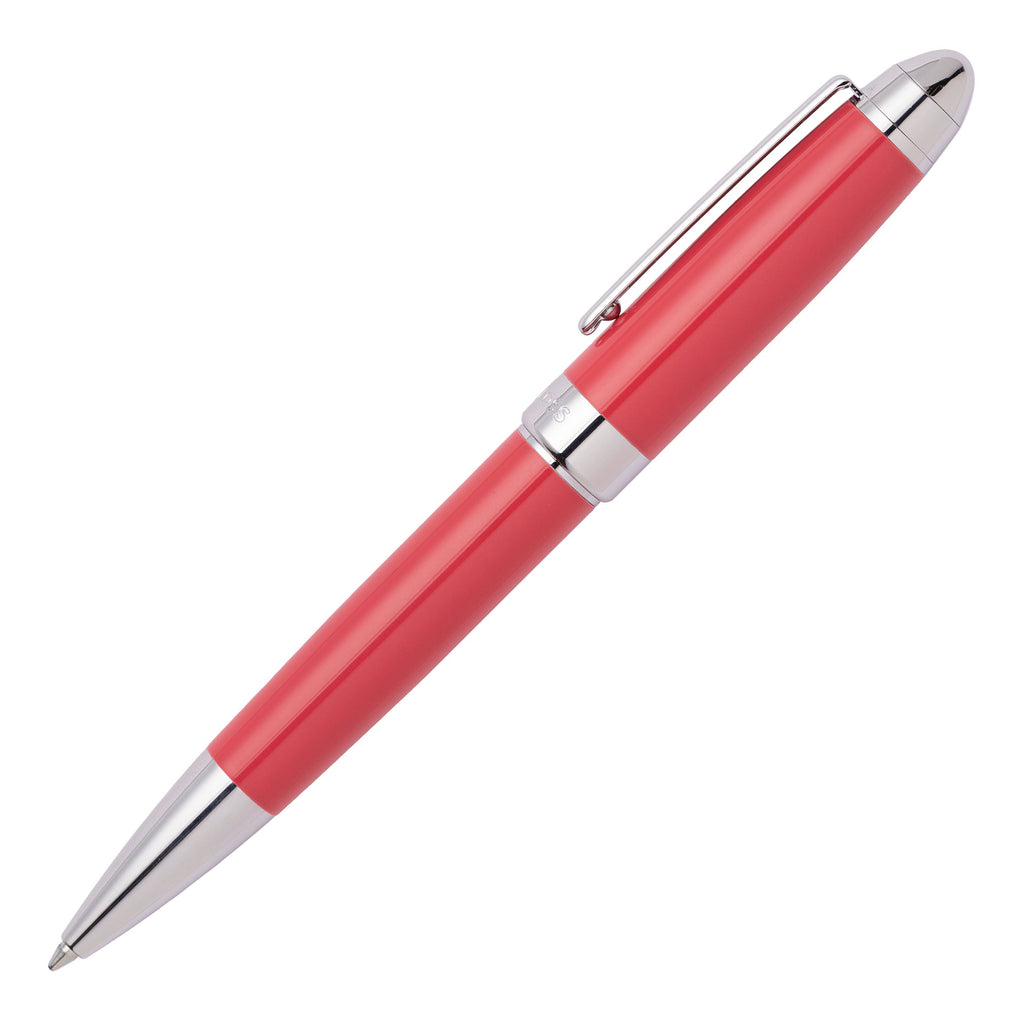  Business gifts for Hugo Boss Ballpoint pen Icon in corail/chrome
