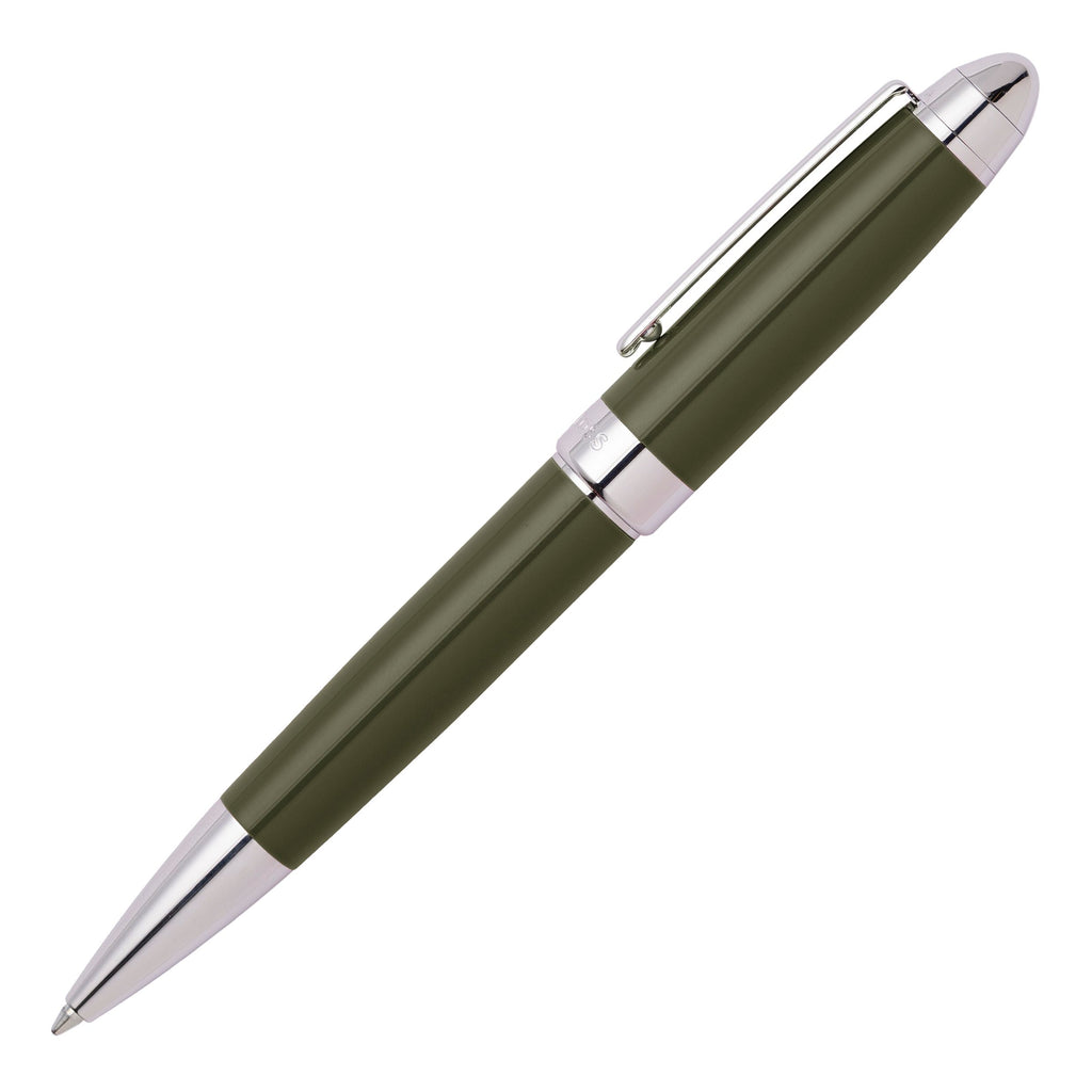  Luxury gift ideas for Hugo Boss Ballpoint pen ICON in Khaki/Chrome 