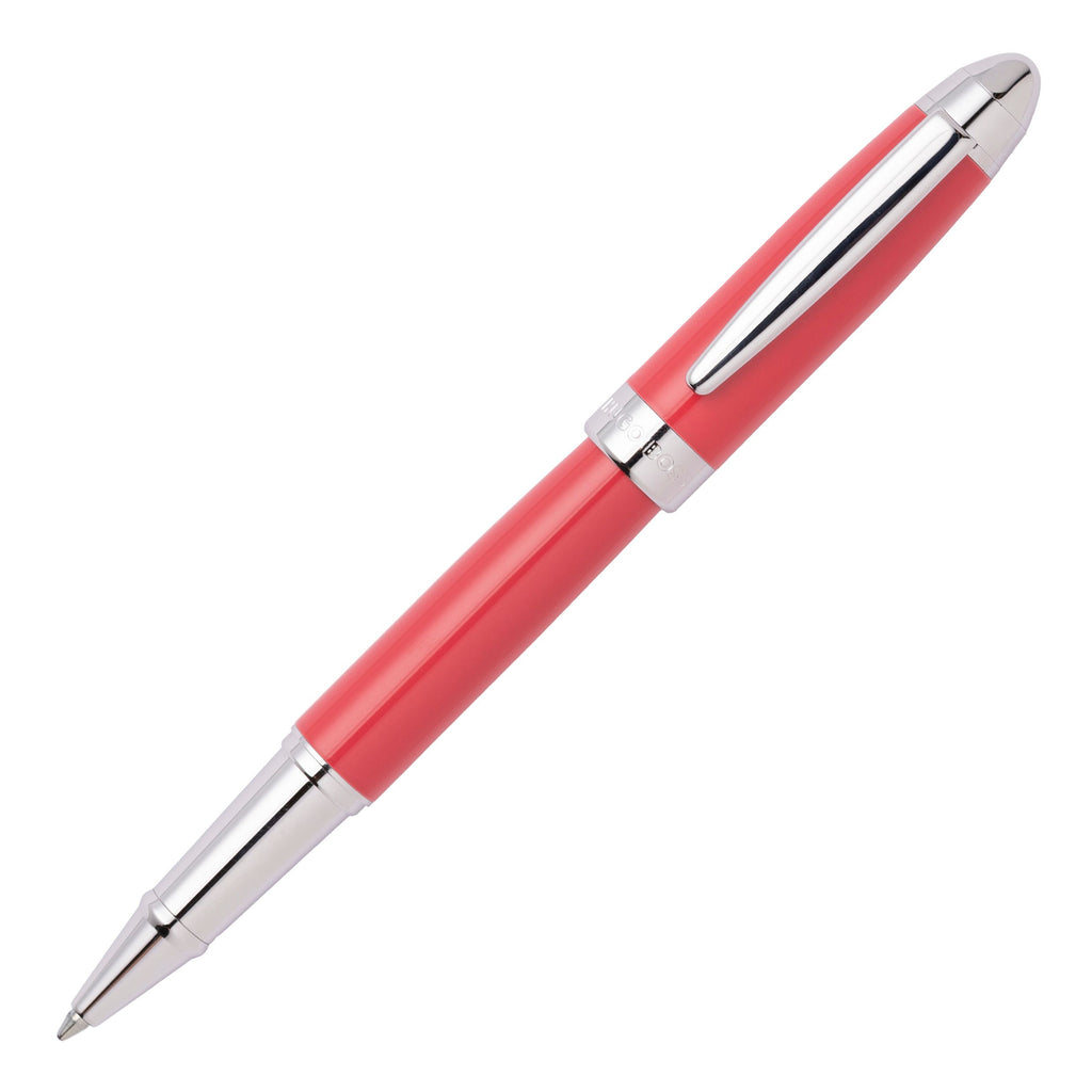  Corporate gifts for Hugo Boss Rollerball pen ICON in corail/ chrome 