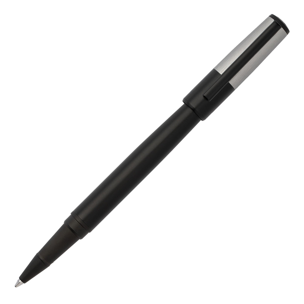  Business gifts Hugo Boss Rollerball pen Gear Minimal in Black & Chrome