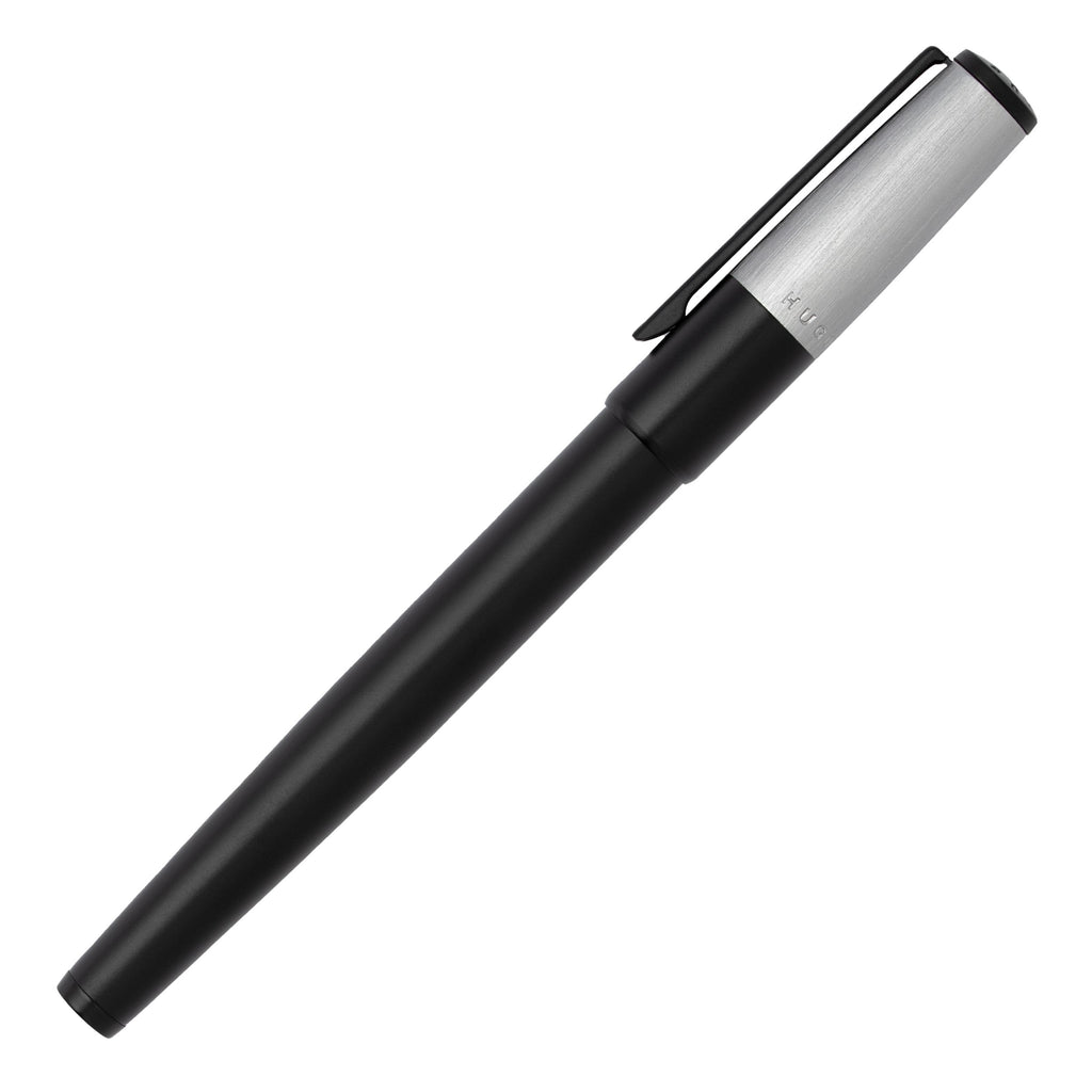  Hugo Boss Black Rollerball pen Gear Minimal with brushed Chrome cap