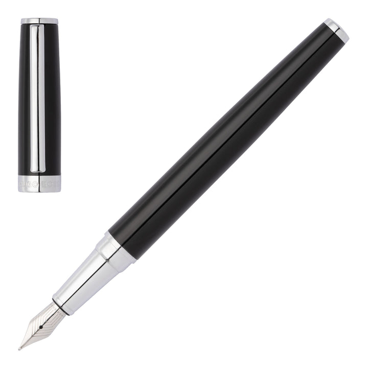 HUGO BOSS HSN2542A-Fountain pen Gear Icon Black