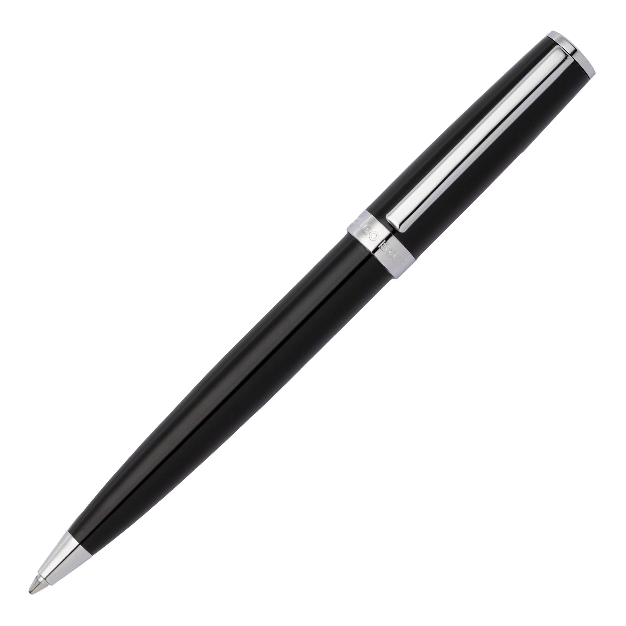 Elegant writing stationery HUGO BOSS Black Ballpoint pen Gear Icon