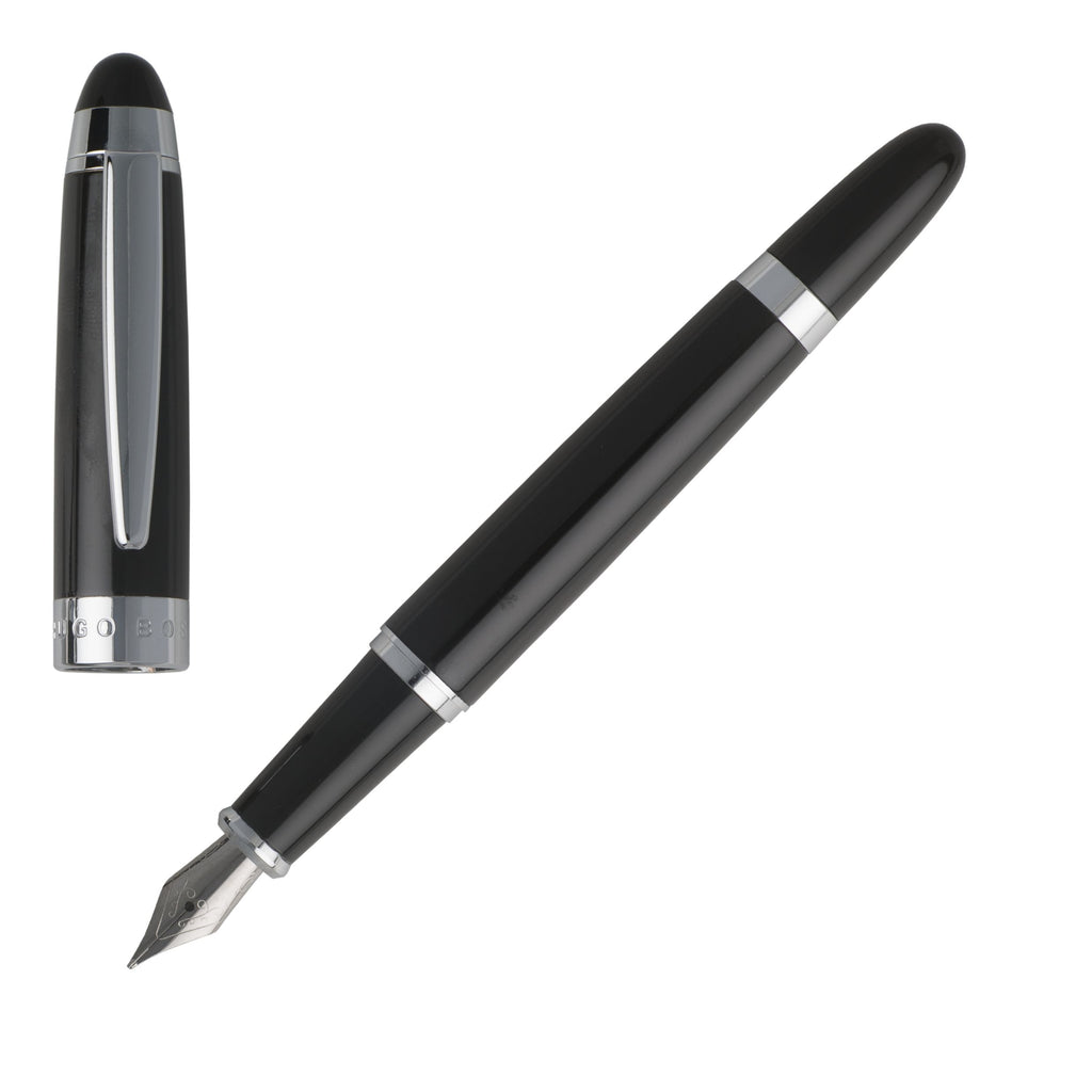  Black Fountain pen Icon with Metallic paint from Hugo Boss