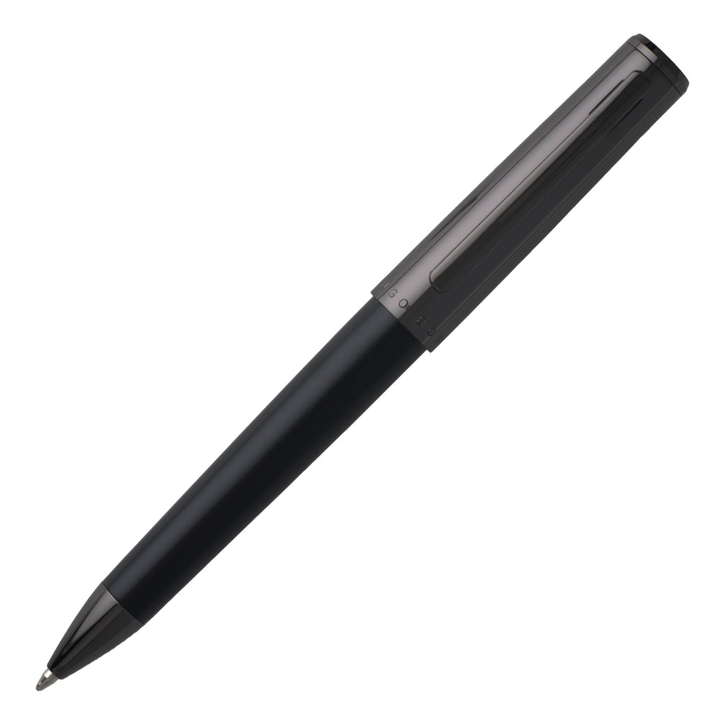  HUGO BOSS Ballpoint pen Minimal Dark Chrome with gift box