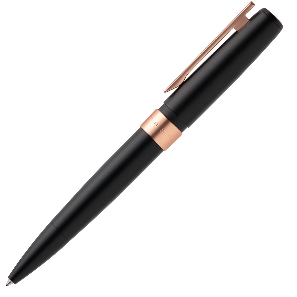  Elegant writing pens HUGO BOSS trendy Rose gold Ballpoint pen Halo 