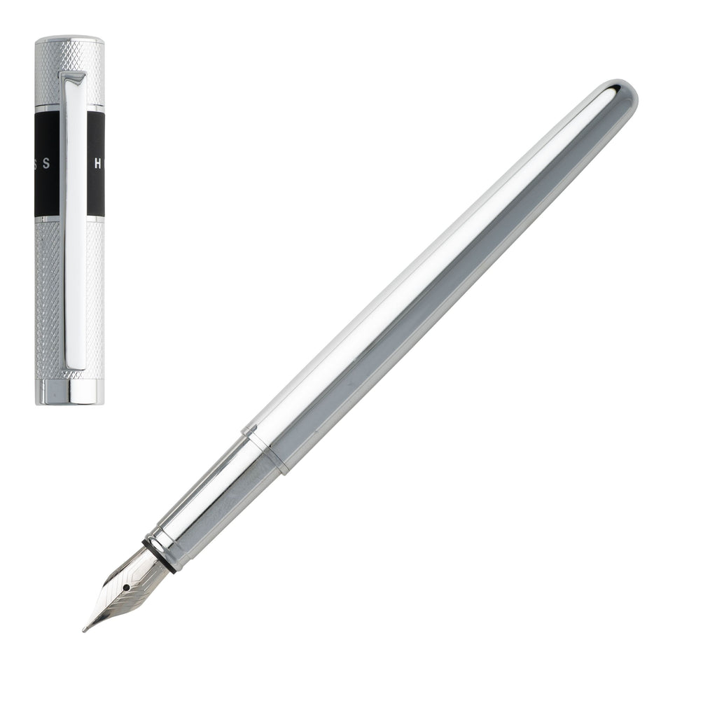  Hugo Boss Ribbon Chrom Fountain pen | Writing Accessories