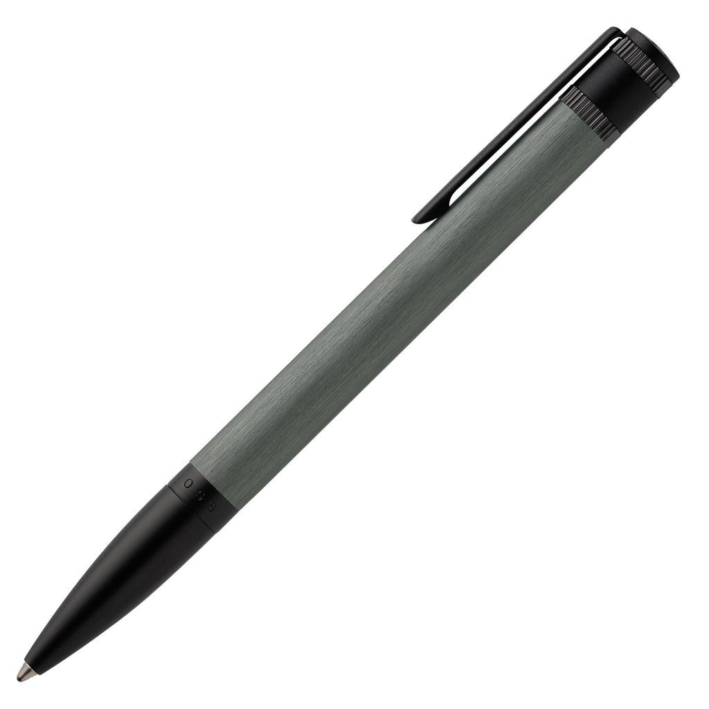  Ballpoint pen Explore Brushed grey from Hugo Boss business gifts 
