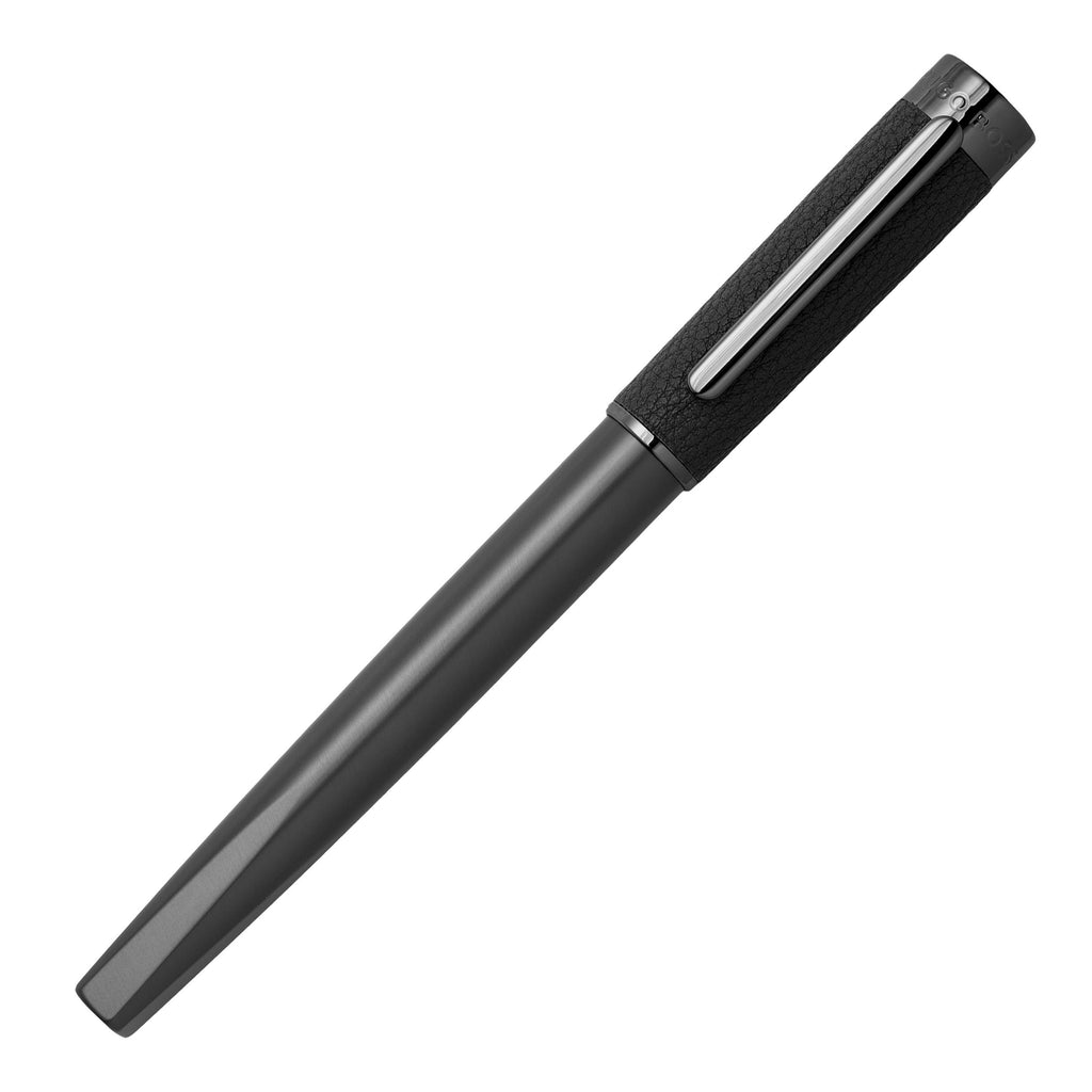  Elegant writing instruments HUGO BOSS Black Fountain pen CORIUM 