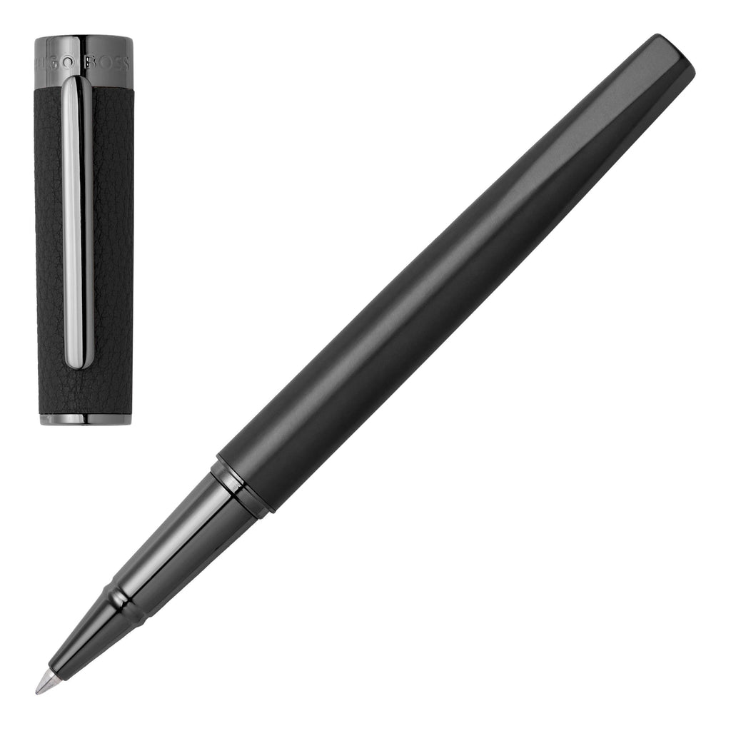  Designer business gifts from HUGO BOSS Black rollerball pen Corium