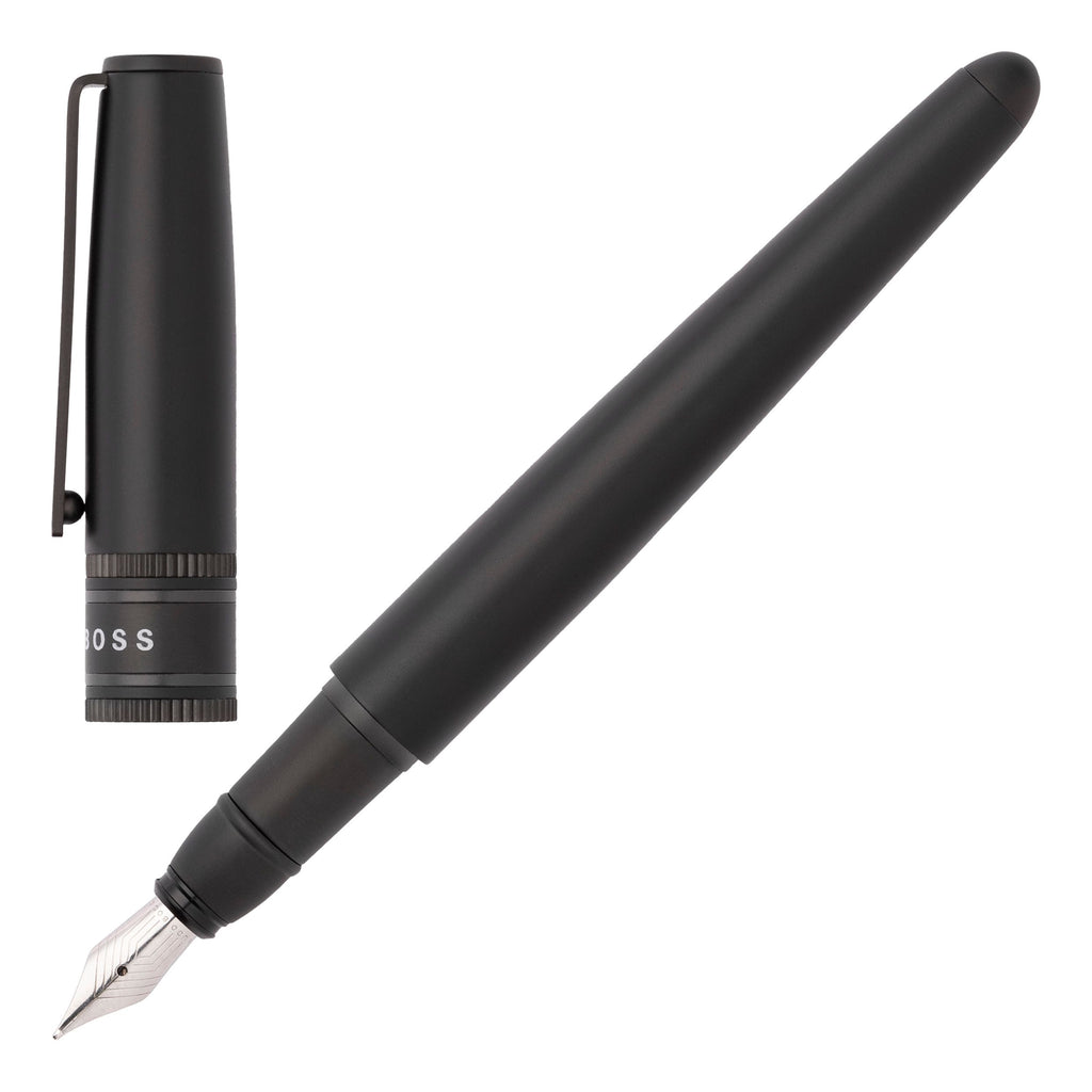  Premium writing instruments HUGO BOSS Black Fountain pen Illusion Gear