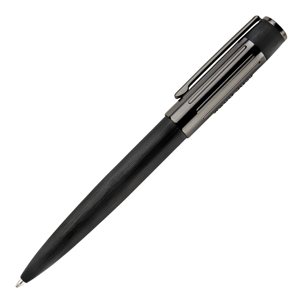 Black Ballpoint pen Gear Ribs from HUGO BOSS office supplies