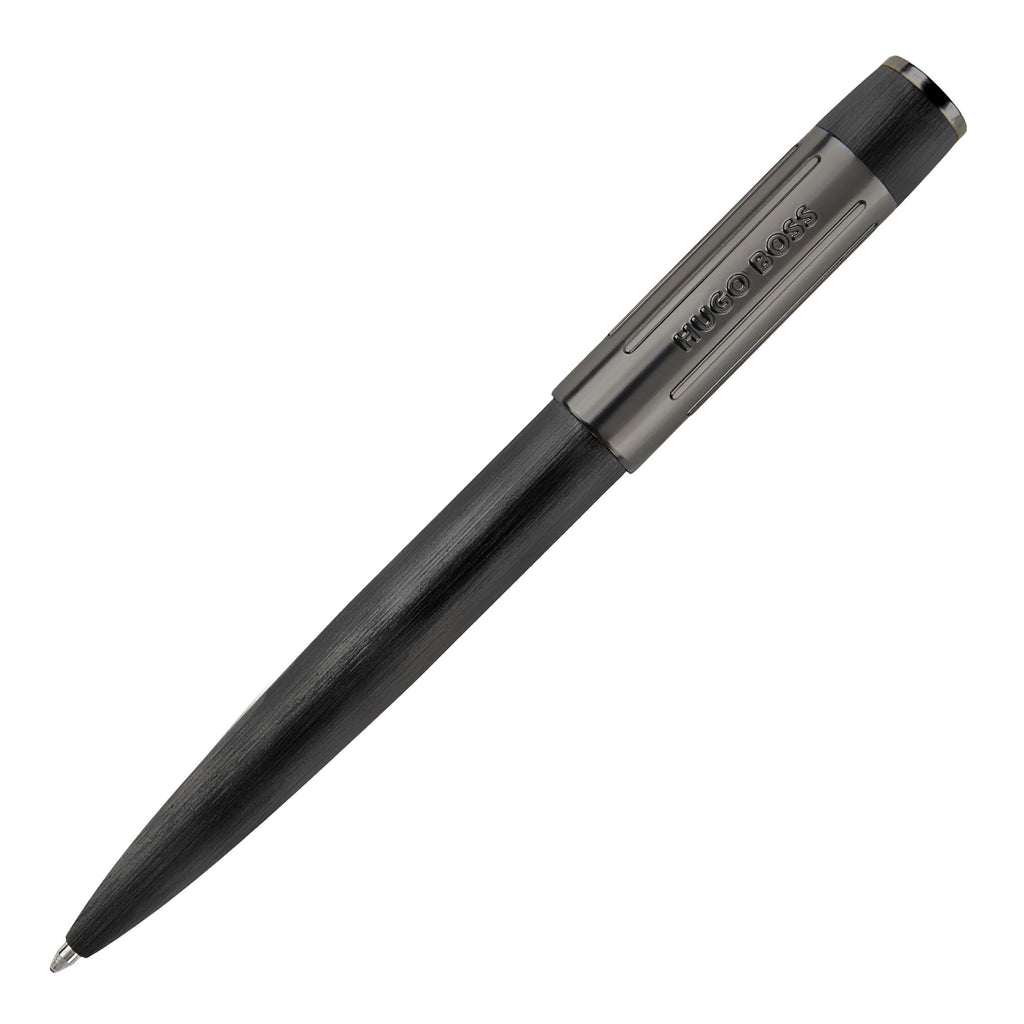 Black Ballpoint pen Gear Ribs from HUGO BOSS office supplies