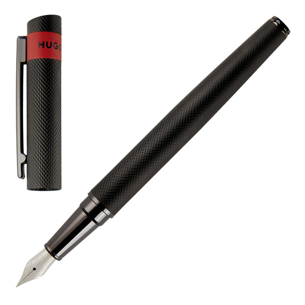 Black Fountain pen LOOP from HUGO BOSS Writing instruments