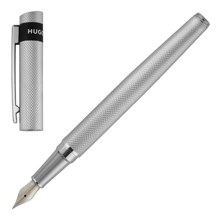 HUGO BOSS HSW3672B-Fountain pen Loop Diamond Chrome - Image 2