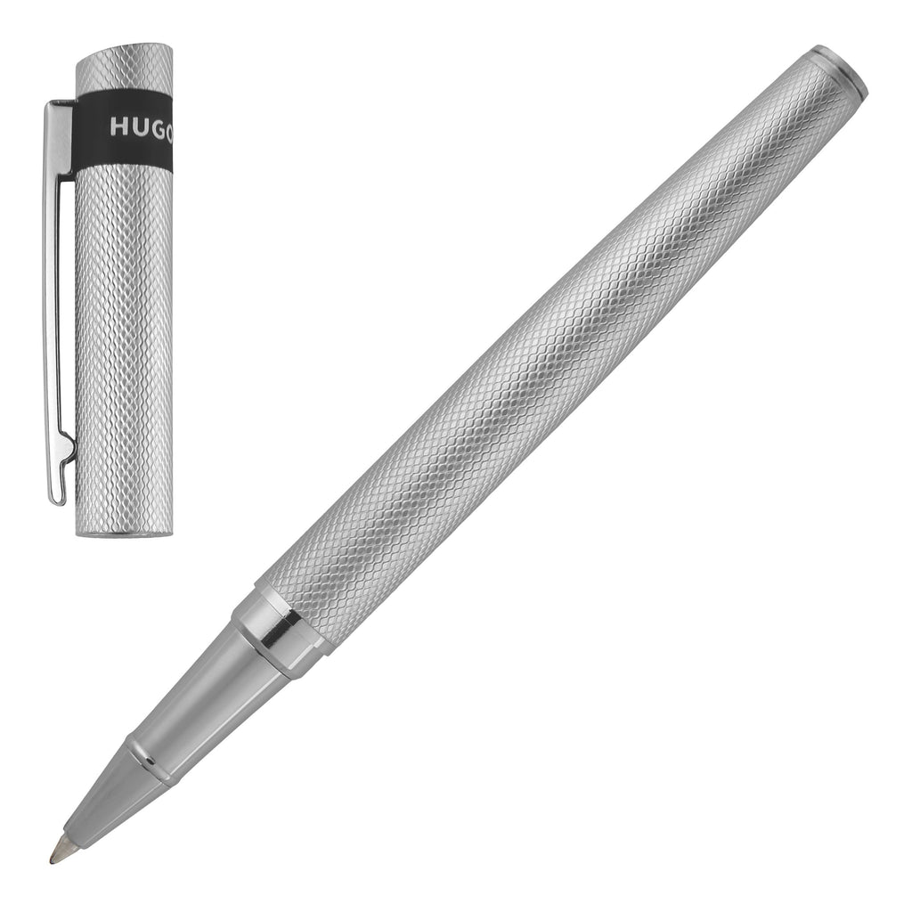  Designer pens for men Hugo Boss diamond chrome rollerball pen LOOP 