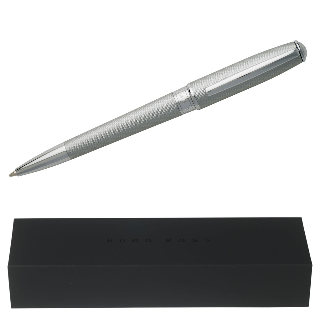 HUGO BOSS HSW7444B-Ballpoint pen Essential Matte Chrome