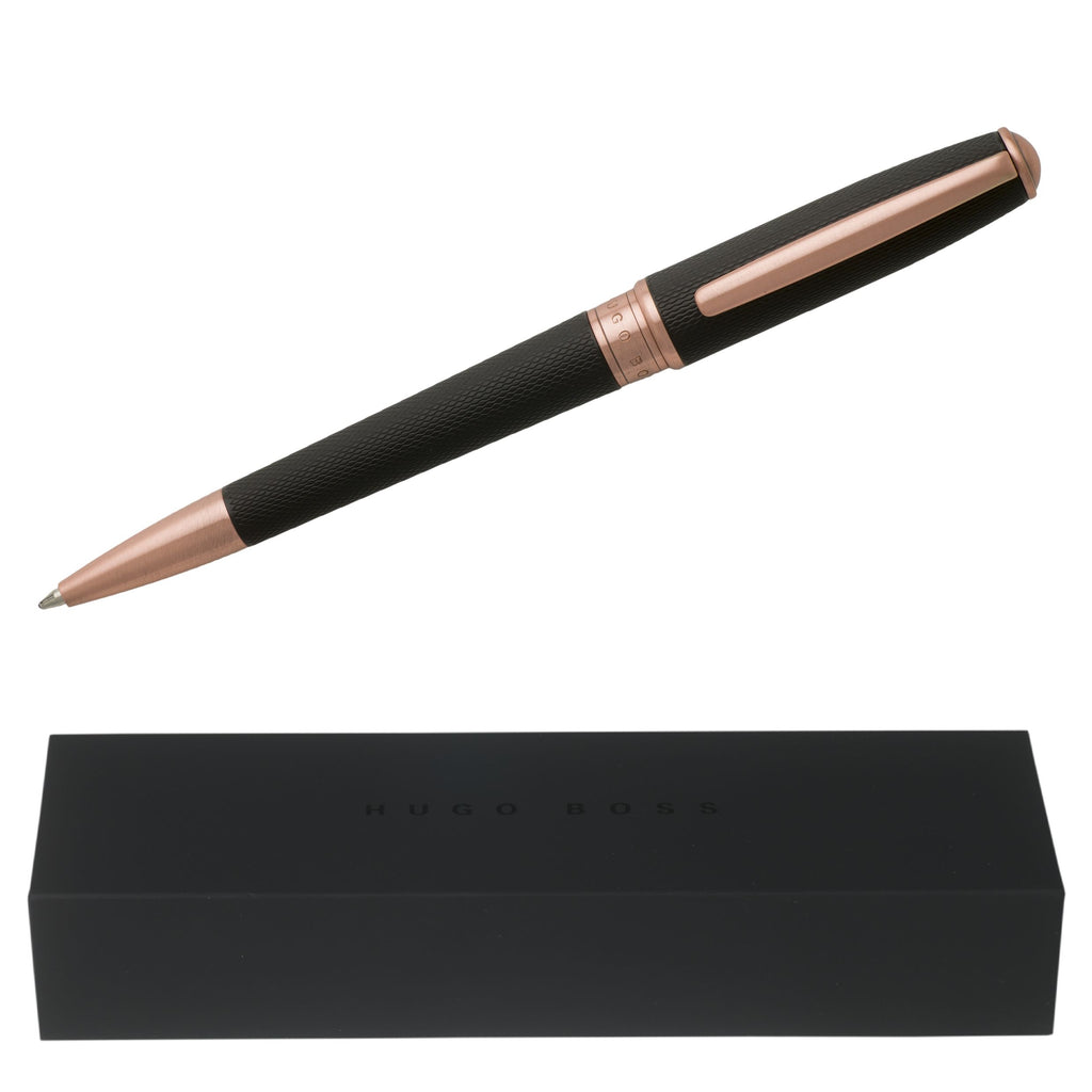  Rose gold & black gift HUGO BOSS Rose gold Ballpoint pen Essential