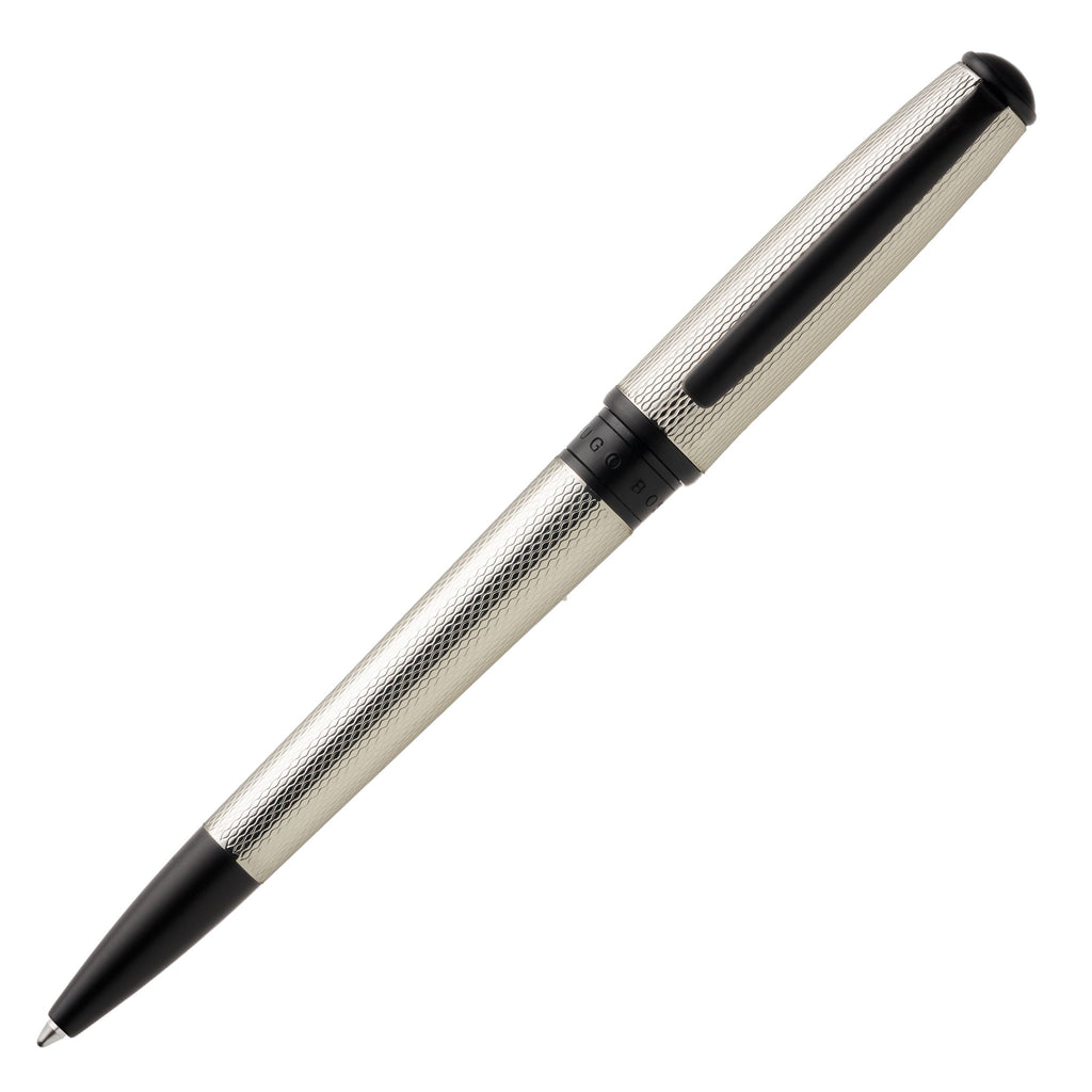  HUGO BOSS Ballpoint pen Essential Glare Silver with gift box