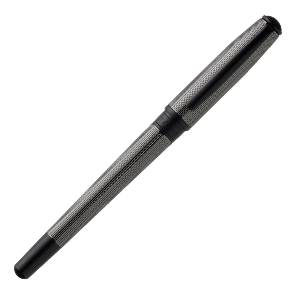  Gift ideas HUGO BOSS Black Textured Rollerball pen Essential Glare 