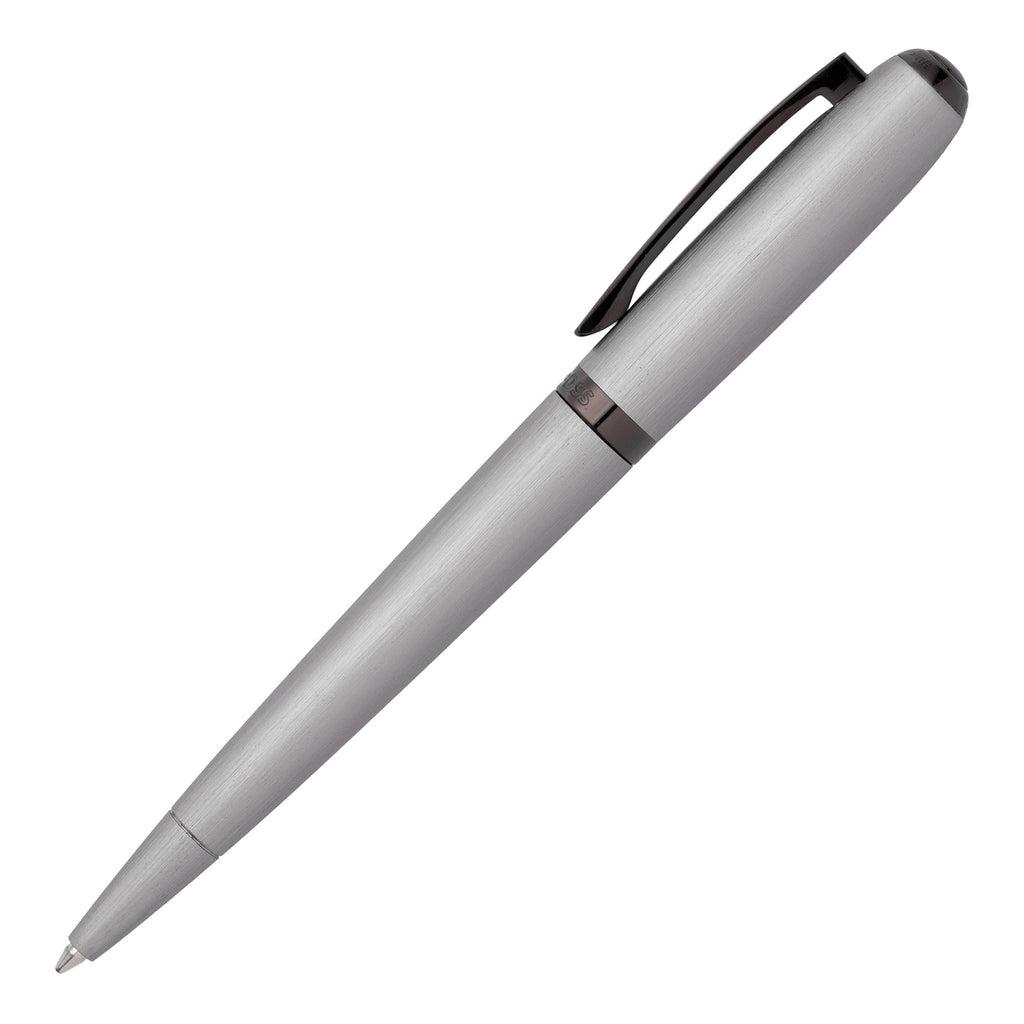  Fine writing pens HUGO BOSS Chrome Brushed Ballpoint pen Contour