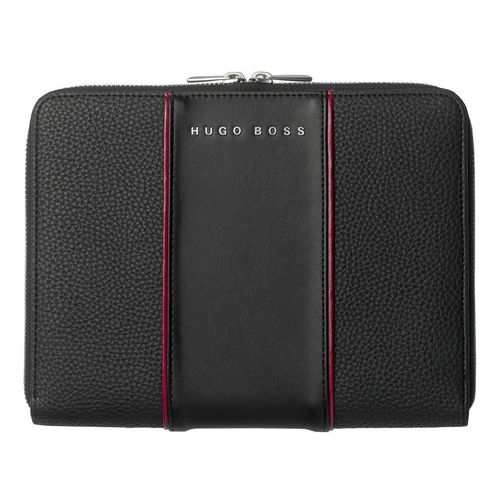 Corporate gifts in HK for HUGO BOSS black A5 conference folder Gear