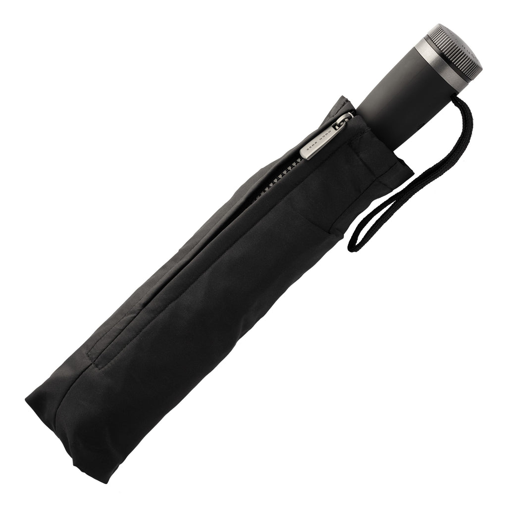  Men's designer folded umbrellas Hugo Boss black pocket umbrella Gear