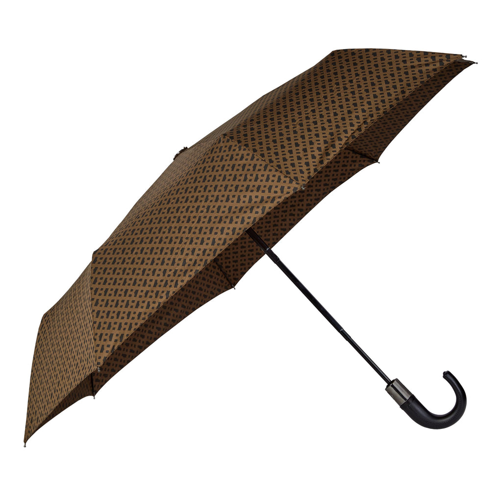  Men's luxury umbrellas Hugo Boss pocket camel umbrella monogramme 