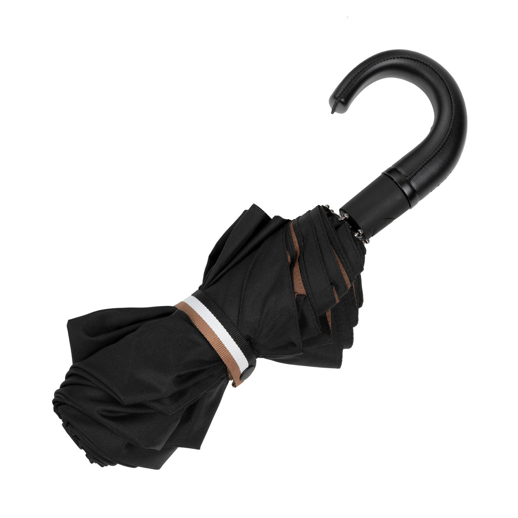 HUGO BOSS Black Umbrella pocket Iconic with tricolor strap