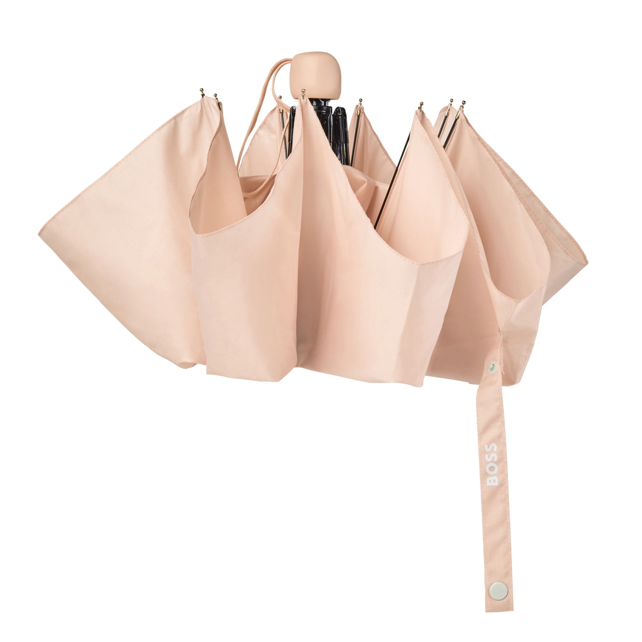Ladies' fashion in style Hugo Boss nude mini umbrella Triga