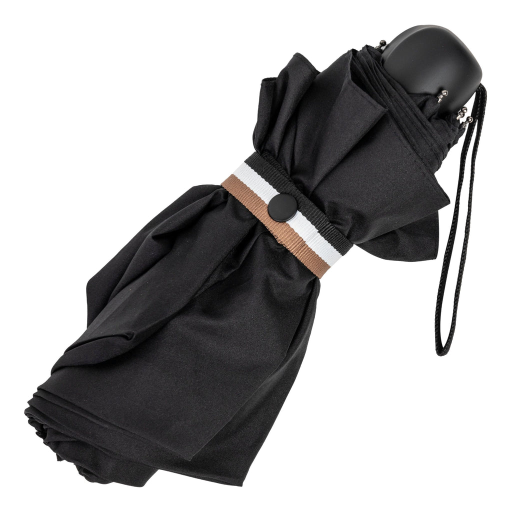 Black Umbrella Mini ICONIC from HUGO BOSS travel accessory