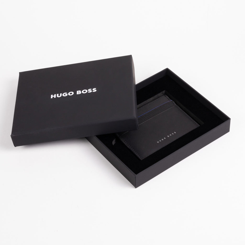  Gift for him HUGO BOSS MEN'S Leather Card holder Gear Matrix