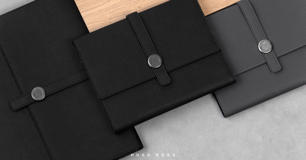Hugo Boss Black Textured A4 Folder Executive | Gift for HIM
