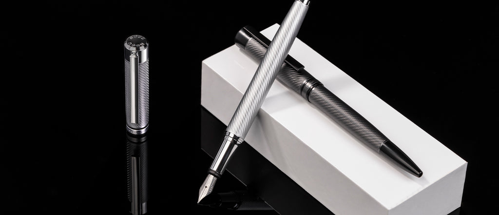  Designer gifts for men HUGO BOSS fountain pen Filament in chrome