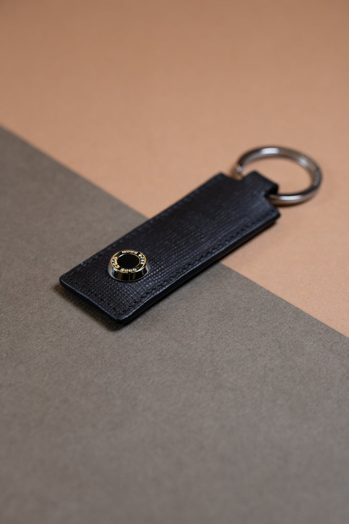  Black key ring Tradition from HUGO BOSS leather accessories