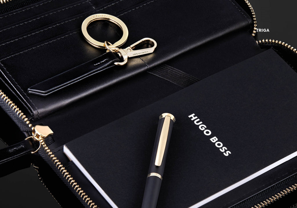  Designer gift sets for her Hugo Boss Black Organizer & Key ring Triga