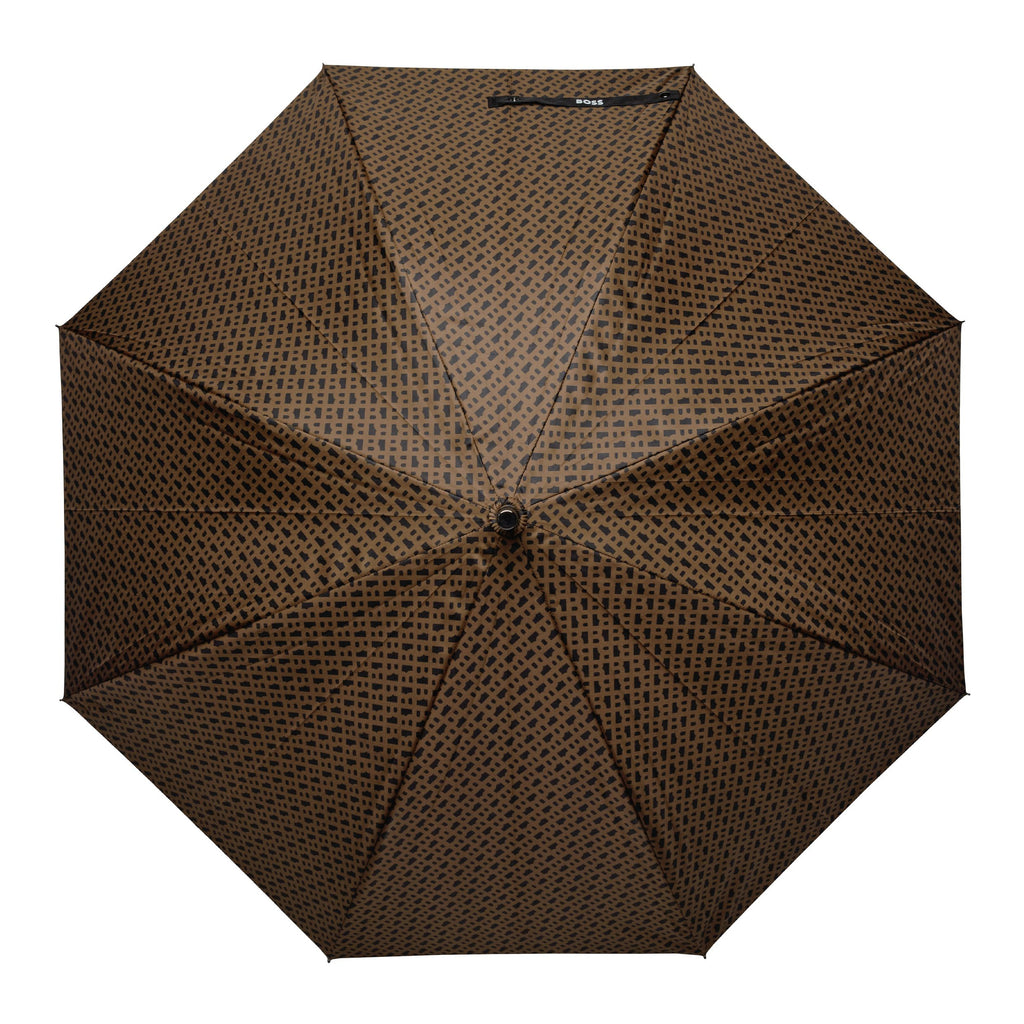  Luxury straight umbrellas Hugo Boss fashion camel umbrella Monogramme 