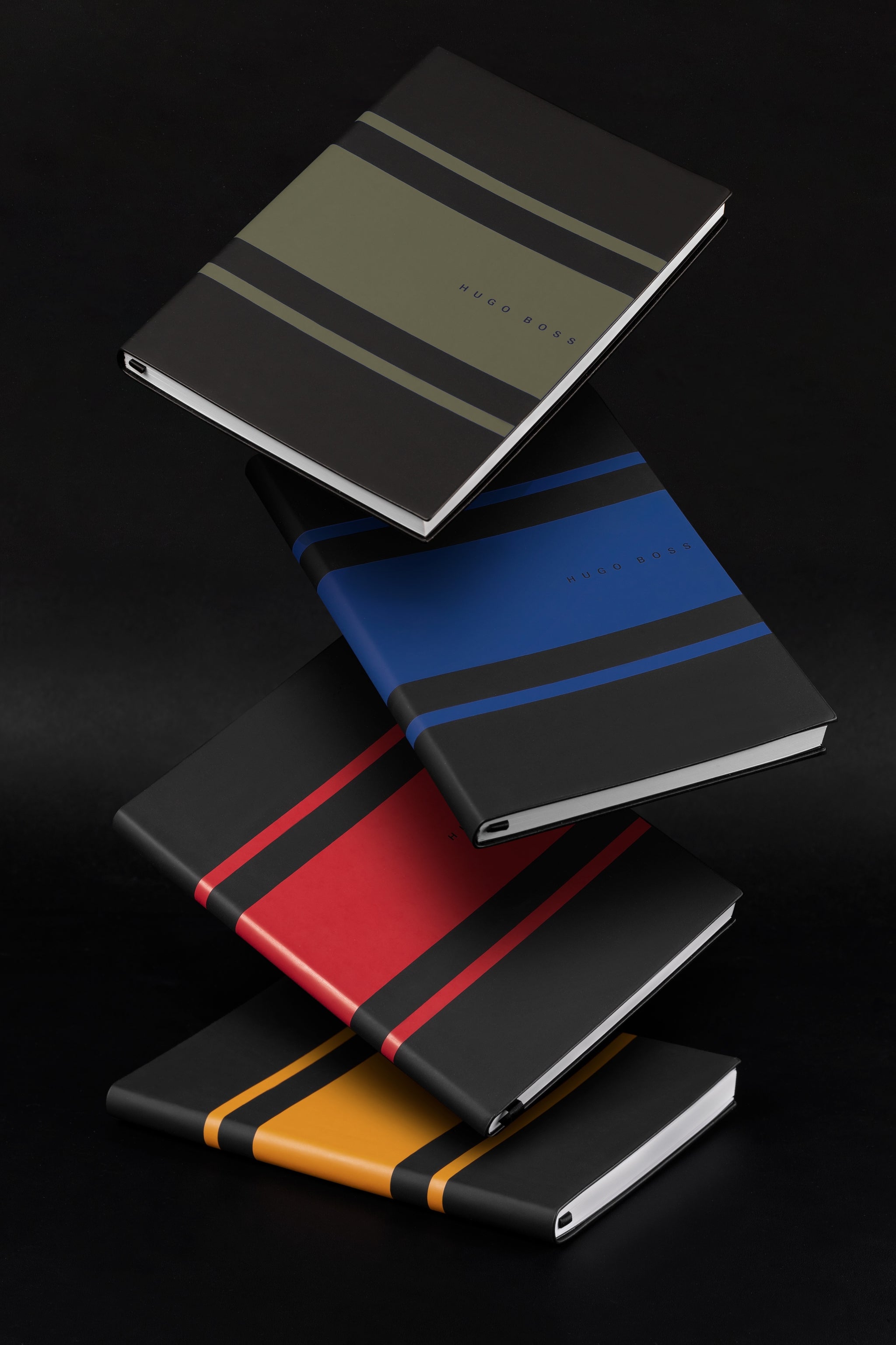 HUGO BOSS FAUX leather Notebook | Gear Matrix | Yellow | Gift for HER – Luxury Corporate Gifts
