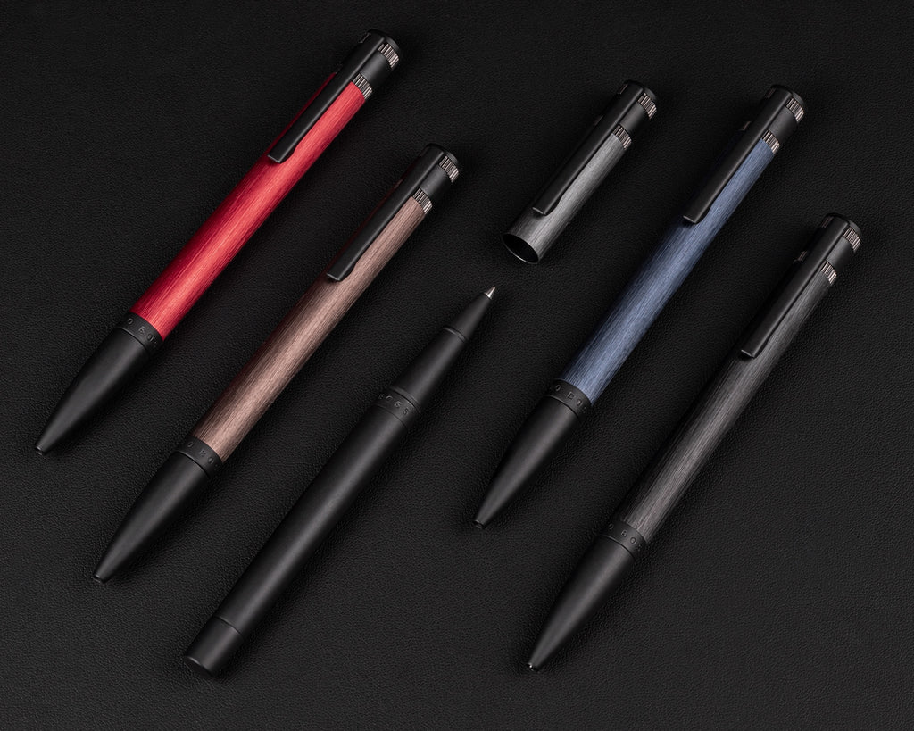  Buy HUGO BOSS Rollerball pen Explore in brushed aluminium grey from HK