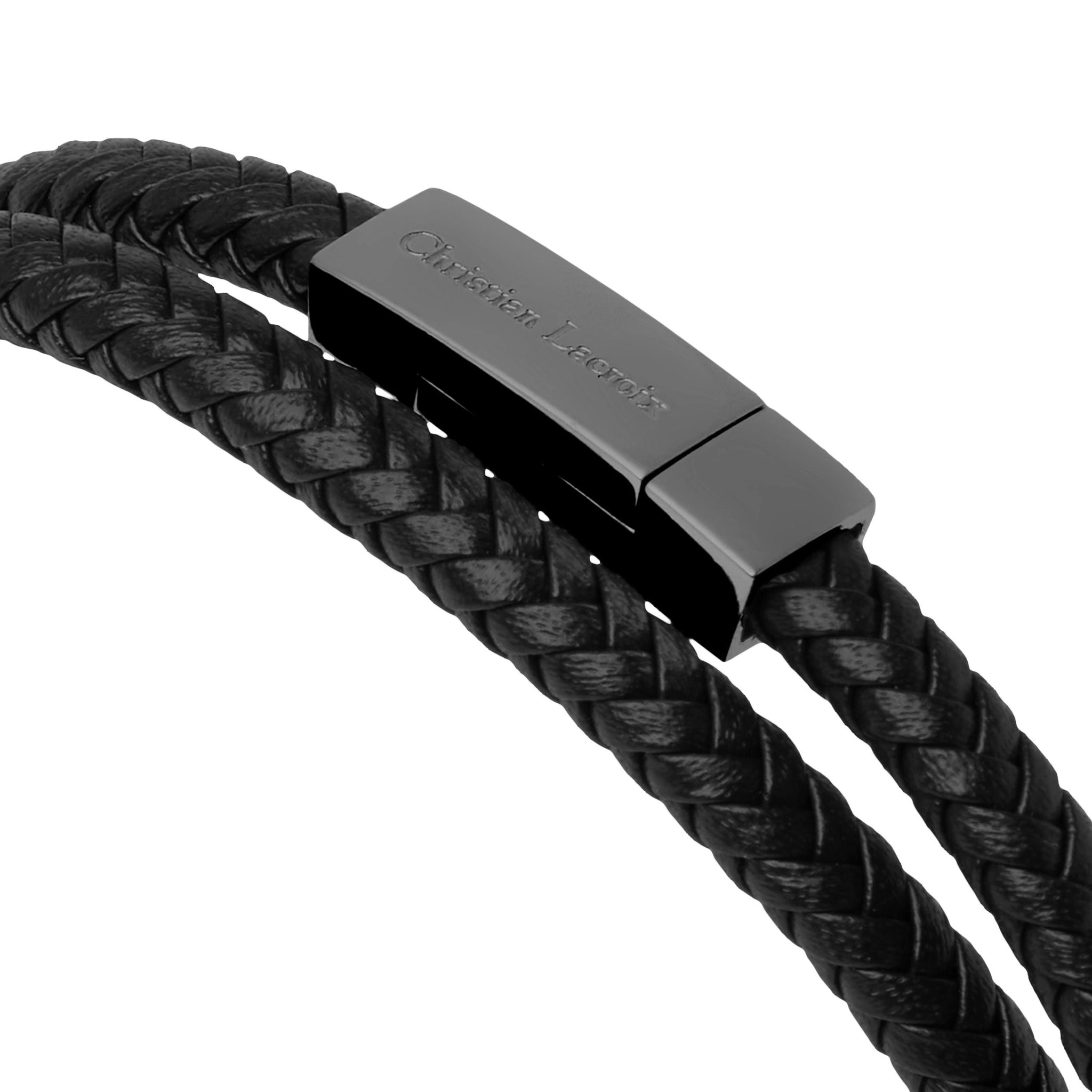 Accessories for Christian Lacroix black leather Bracelet
