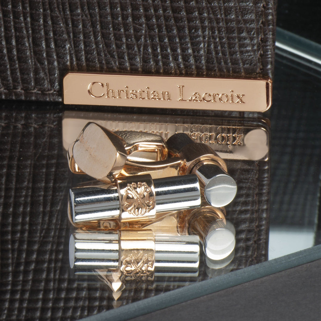   cufflinks in chrome MORE from Christian Lacroix business gifts 