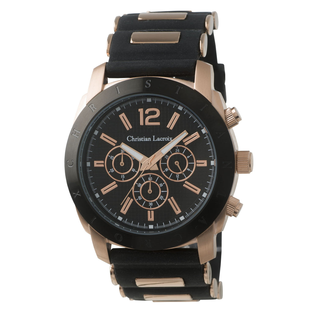  Branded gifts Christian Lacroix Rose gold Chronograph Watches Dolmen