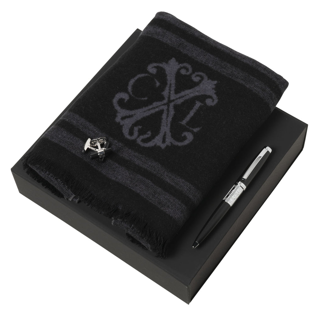  Ballpoint pen, Cufflinks & Scarves from Christian Lacroix gift set