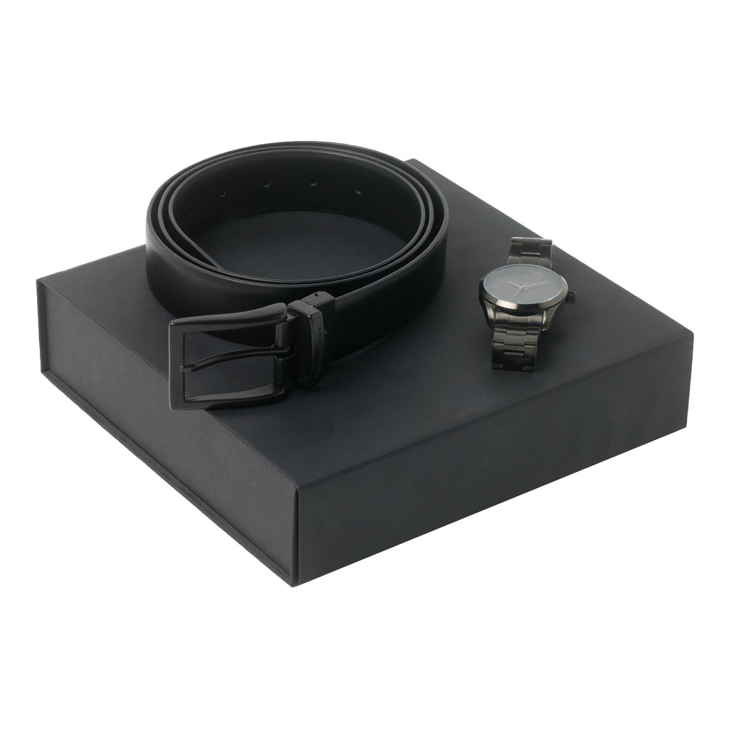  Leathehr belt gift set Christian Lacroix Black Watches & Belt Textum 