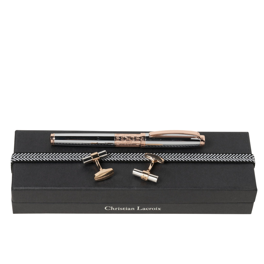 Cufflinks & Rollerball pen MORE from Christian Lacroix luxury gift set