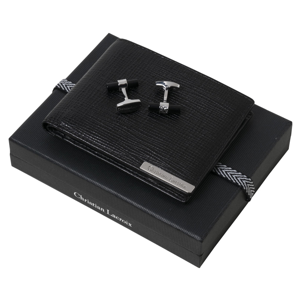  Wallet gift set Christian Lacroix Trendy Black Wallet & Cufflinks More